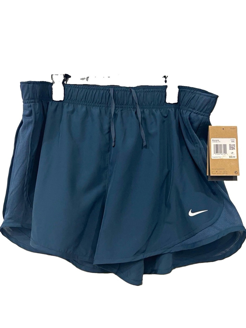 Nike Womens Tempo Dri-FIT Running Shorts XXL 2XL Armory Navy Blue HM6096-478 NWT
